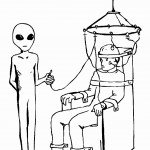 חייזר עורך ניסוי על אדם