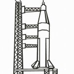 דף צביעה חללית 3