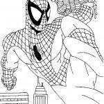 דף צביעה ספיידרמן 43