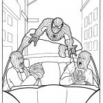 דף צביעה ספיידרמן 38