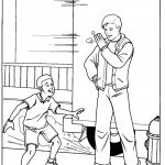 דף צביעה ספיידרמן 33