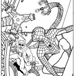דף צביעה ספיידרמן 27
