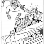 דף צביעה ספיידרמן 18