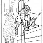 דף צביעה ספיידרמן 17