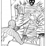 דף צביעה ספיידרמן 16