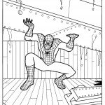 דף צביעה ספיידרמן 14