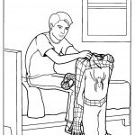 דף צביעה ספיידרמן 13