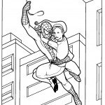 דף צביעה ספיידרמן 6
