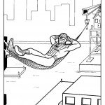 דף צביעה ספיידרמן 5