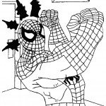 דף צביעה ספיידרמן 4