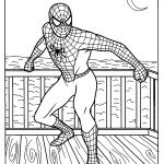 דף צביעה ספיידרמן 1