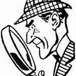 דף צביעה בלש 1