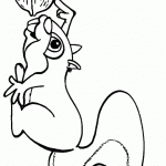 דף צביעה סנאי 6