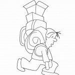 דף צביעה תיק גב עמוס במיוחד