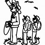 דף צביעה יוצאים לסיור בשטח