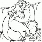 דף צביעה טרזן ואמו המאמצת קאלה דף צביעה טרזן ואמו המאמצת קאלה