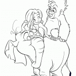 דף צביעה טרזן, טרק וטנטור דף צביעה טרזן, טרק וטנטור