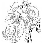 דף צביעה וודי, ג'סי והחמור בולסאי