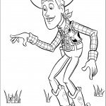 דף צביעה שריף וודי מופתע