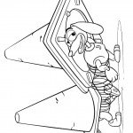 דף צביעה סלינקי והקונוסים