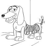 דף צביעה סלינקי בובת הכלב