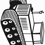 דף צביעה טרקטור 7