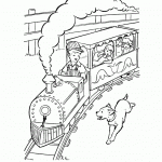 רכבת בפארק השעשועים