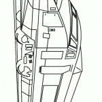 דף צביעה רכבת מהירה 3