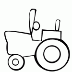 דף צביעה טרקטור 5