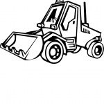 דף צביעה טרקטור 3