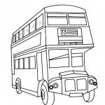 דף צביעה אוטובוס 3