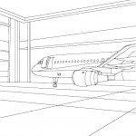 דף צביעה מטוס 8