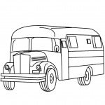 דף צביעה אוטובוס 2