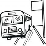 דף צביעה אוטובוס 1
