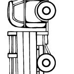 דף צביעה משאית 9