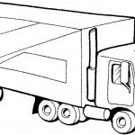 דף צביעה משאית 8