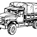 דף צביעה משאית 6