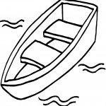 דף צביעה סירה 2