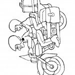 דף צביעה אופנוע 1