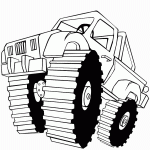 דף צביעה משאית 5