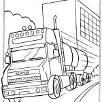 דף צביעה משאית 2