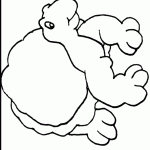 דף צביעה צב 1