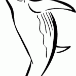 דף צביעה לוויתן 13