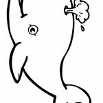 דף צביעה לוויתן 1