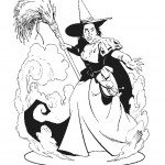 דף צביעה המכשפה הרעה 2 דף צביעה המכשפה הרעה 2