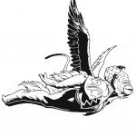 דף צביעה הקוף המעופף דף צביעה הקוף המעופף