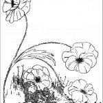 דף צביעה דורותי ישנה למרגלות הפרח דף צביעה דורותי ישנה למרגלות הפרח