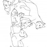 דף צביעה זאב 12 דף צביעה זאב 12