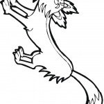 דף צביעה זאב 9 דף צביעה זאב 9