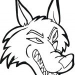 דף צביעה זאב 6 דף צביעה זאב 6